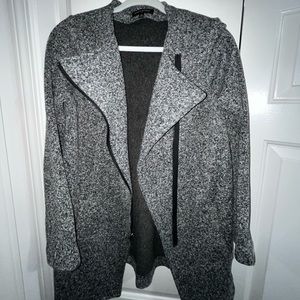 Banana Republic Long Knit Moto Jacket